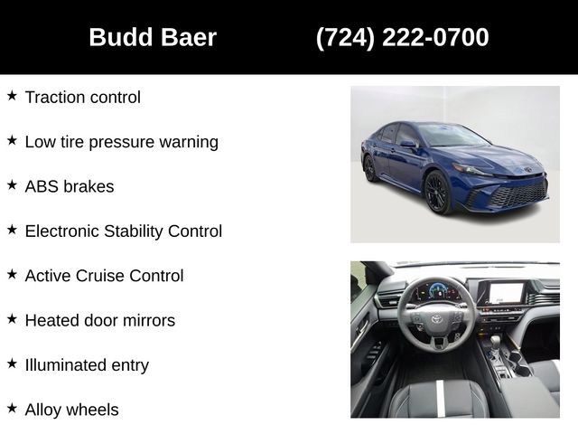 used 2025 Toyota Camry car, priced at $34,482