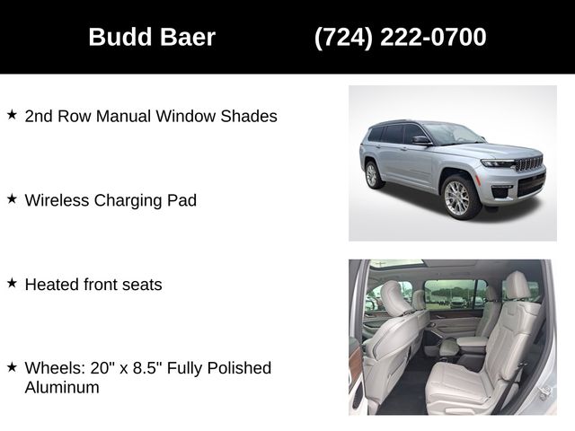 used 2021 Jeep Grand Cherokee L car, priced at $38,660
