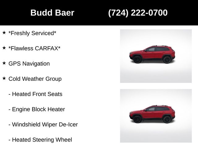 used 2019 Jeep Cherokee car, priced at $19,916