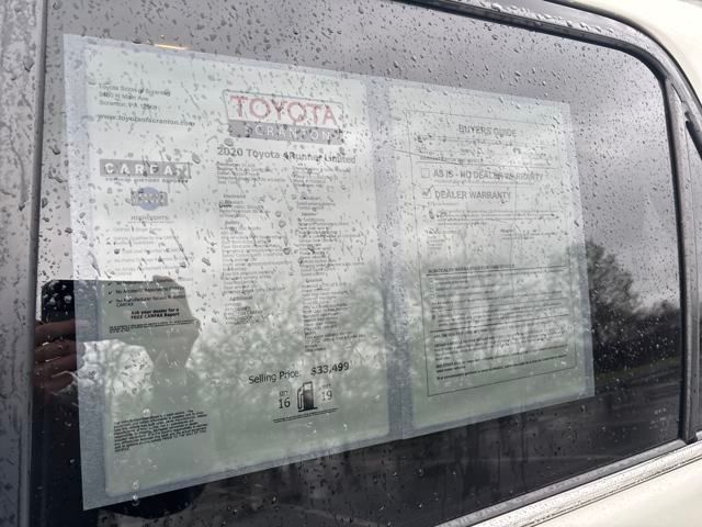 used 2020 Toyota 4Runner car, priced at $32,789