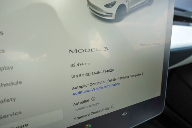 used 2022 Tesla Model 3 car, priced at $23,887