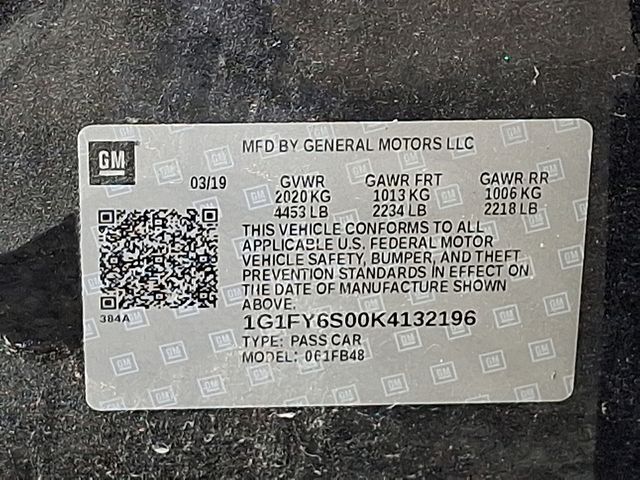 used 2019 Chevrolet Bolt EV car, priced at $14,644