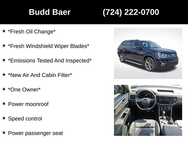 used 2019 Volkswagen Atlas car, priced at $24,870