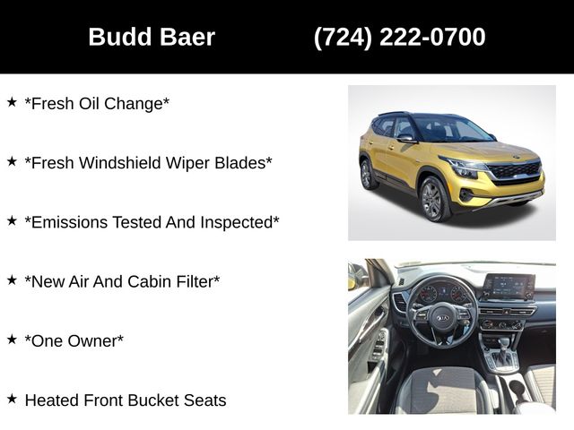 used 2021 Kia Seltos car, priced at $16,210