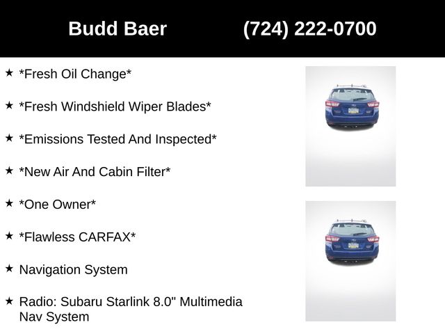 used 2017 Subaru Impreza car, priced at $16,889