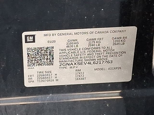 used 2020 Chevrolet Equinox car, priced at $16,102