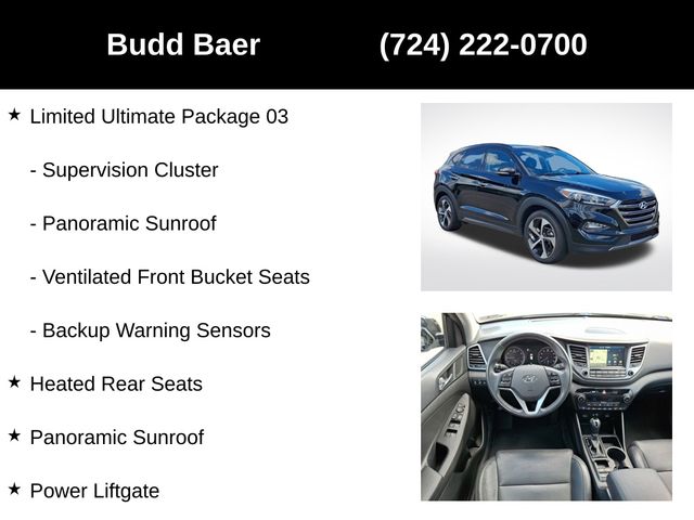used 2016 Hyundai Tucson car, priced at $14,223