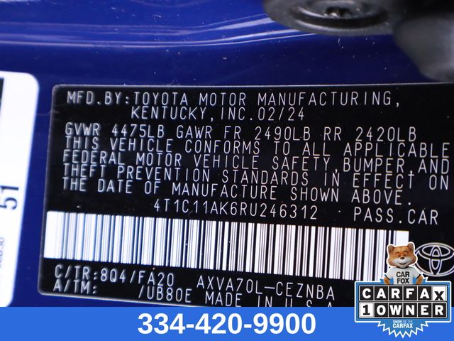 used 2024 Toyota Camry car, priced at $24,499