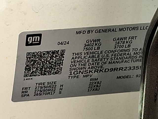 used 2024 Chevrolet Tahoe car, priced at $65,978