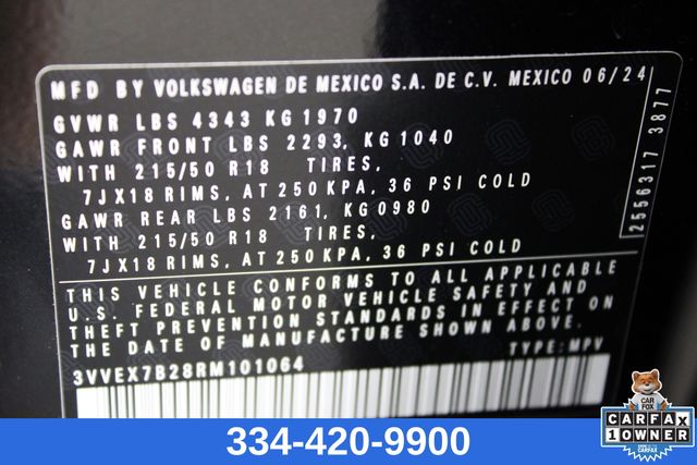 used 2024 Volkswagen Taos car, priced at $26,449