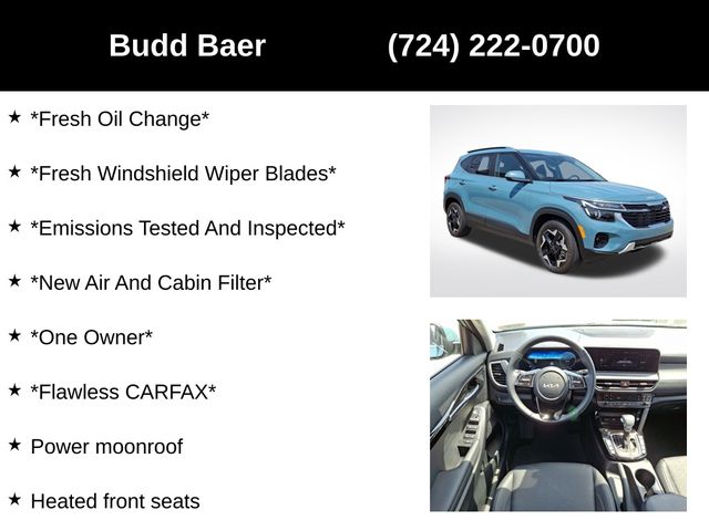 used 2024 Kia Seltos car, priced at $25,510
