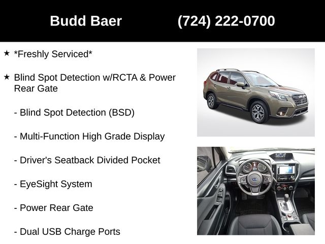 used 2022 Subaru Forester car, priced at $28,347