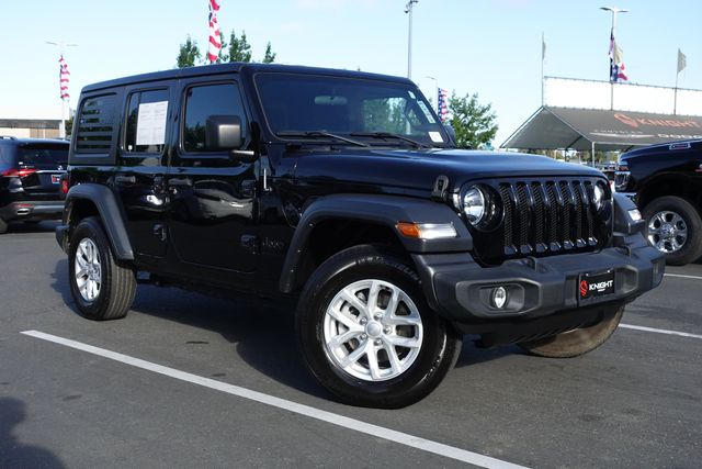 used 2023 Jeep Wrangler car, priced at $35,249