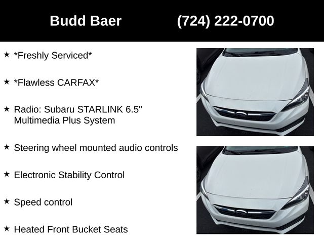 used 2020 Subaru Impreza car, priced at $16,791
