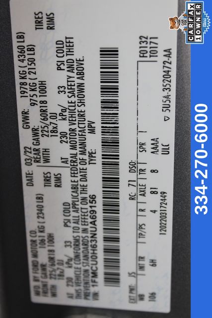 used 2022 Ford Escape car, priced at $19,996