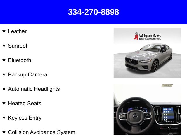 new 2024 Volvo S60 car, priced at $39,527