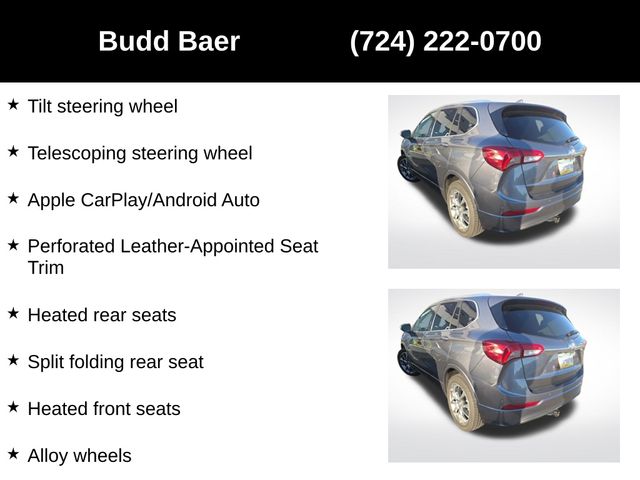 used 2020 Buick Envision car, priced at $17,721