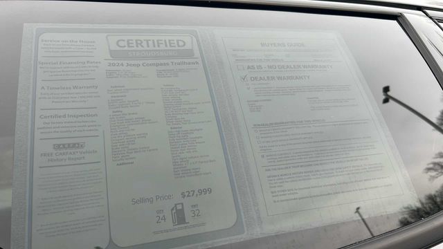 used 2024 Jeep Compass car, priced at $26,472