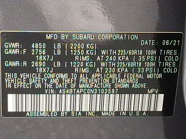 used 2022 Subaru Outback car, priced at $29,952