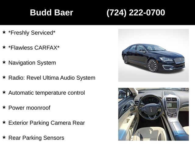 used 2017 Lincoln MKZ car, priced at $19,685