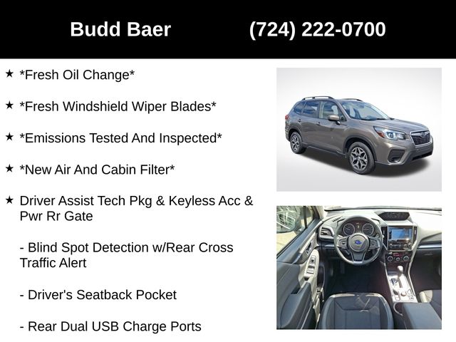 used 2020 Subaru Forester car, priced at $21,908