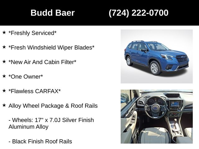 used 2022 Subaru Forester car, priced at $24,114