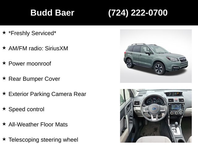 used 2018 Subaru Forester car, priced at $19,873