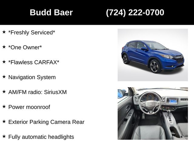 used 2018 Honda HR-V car, priced at $18,860