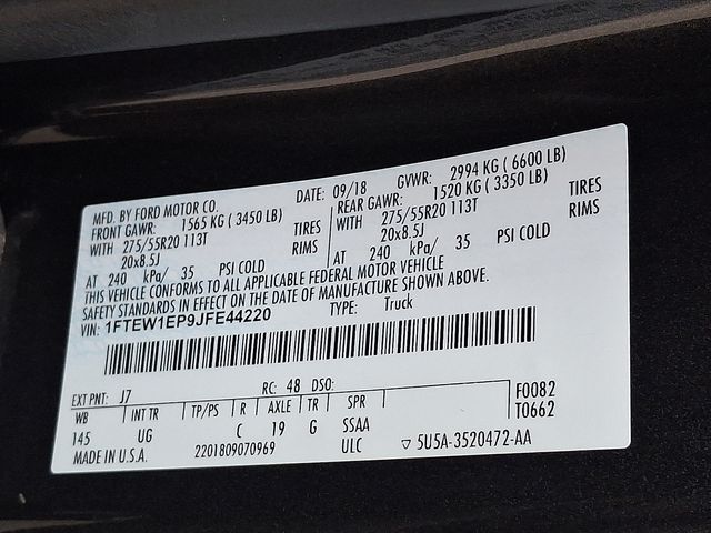 used 2018 Ford F-150 car, priced at $20,880