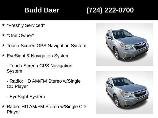 used 2015 Subaru Forester car, priced at $15,949