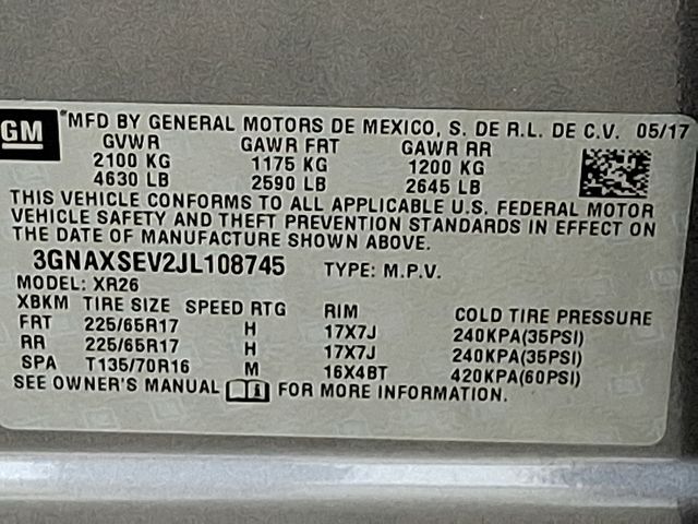 used 2018 Chevrolet Equinox car, priced at $15,942
