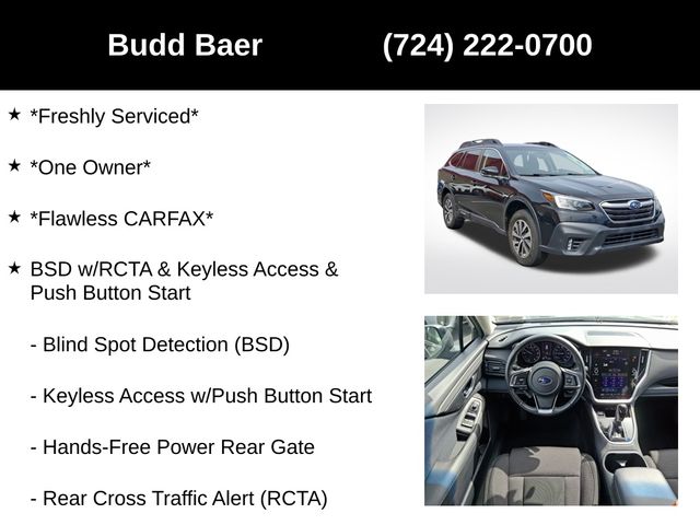 used 2021 Subaru Outback car, priced at $21,233