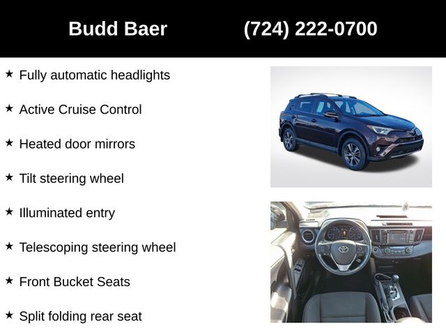 used 2018 Toyota RAV4 car, priced at $18,205