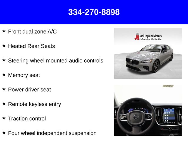 new 2024 Volvo S60 car, priced at $39,527