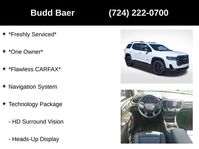 used 2023 GMC Acadia car, priced at $37,956