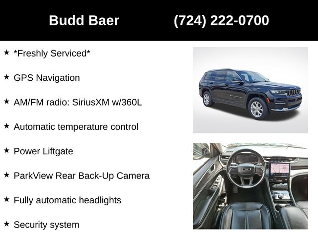 used 2021 Jeep Grand Cherokee L car, priced at $28,809