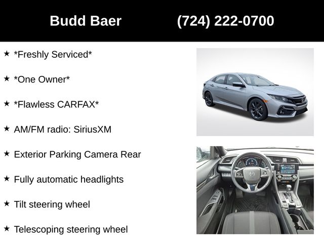 used 2021 Honda Civic car, priced at $24,237