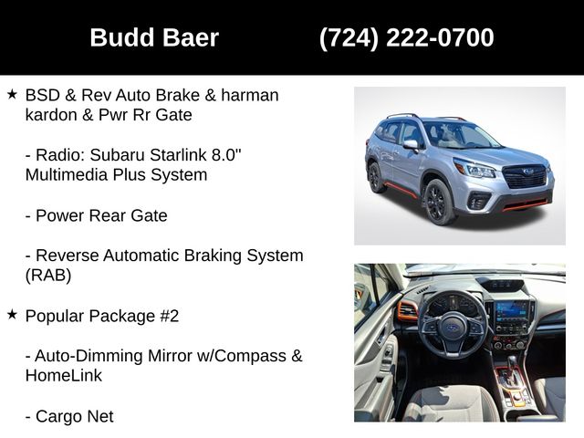 used 2019 Subaru Forester car, priced at $26,334