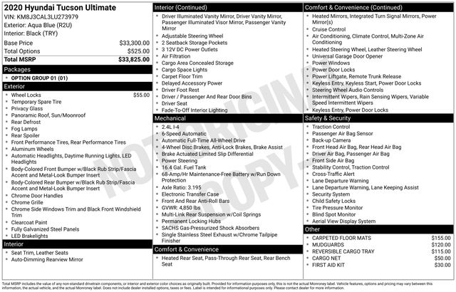 used 2020 Hyundai Tucson car, priced at $20,229