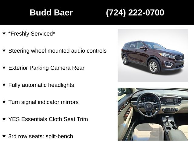 used 2016 Kia Sorento car, priced at $9,765