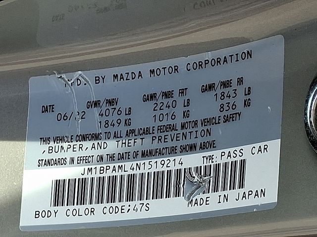 used 2022 Mazda Mazda3 car, priced at $21,896