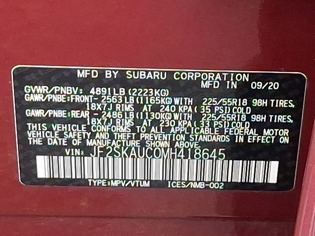 used 2021 Subaru Forester car, priced at $21,940