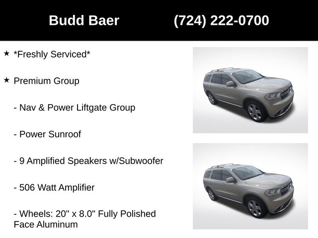 used 2014 Dodge Durango car, priced at $15,734