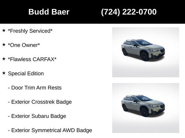 used 2023 Subaru Crosstrek car, priced at $23,893