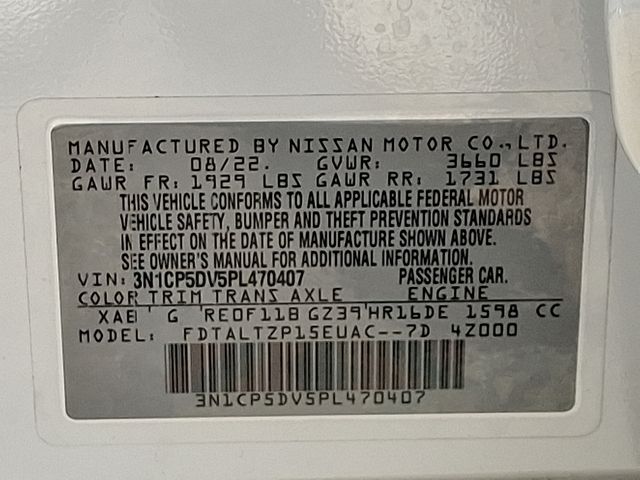 used 2023 Nissan Kicks car, priced at $20,954