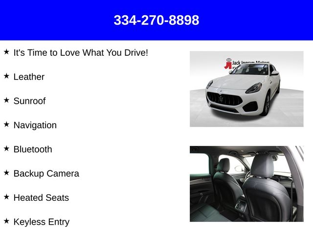 used 2024 Maserati Grecale car, priced at $39,999
